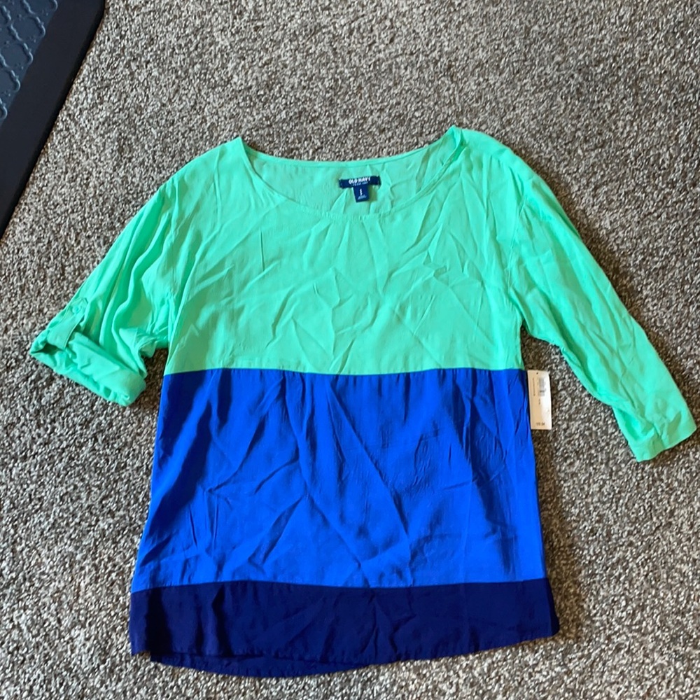 Old Navy striped blouse